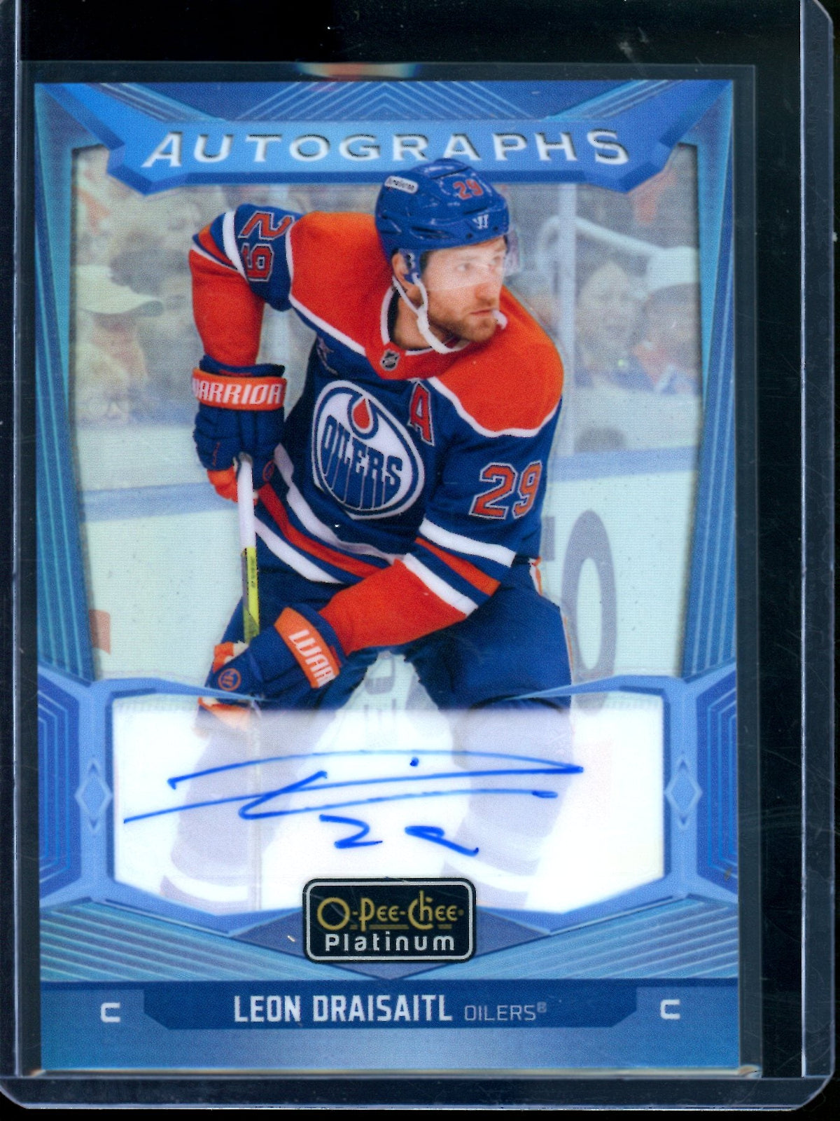 2025/26 O-Pee-Chee Platinum Leon Draisaitl Blue Rainbow Autograph Oilers - Trading Card Market