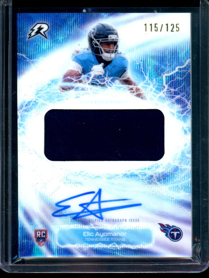 2026 Topps Resurgence Elic Ayomanor Radical Rookie RC Relic Autograph /125 Titans