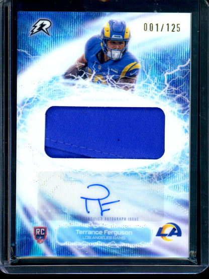 2026 Topps Resurgence Terrance Ferguson Radical Rookie RC Relic Autograph /125 Rams