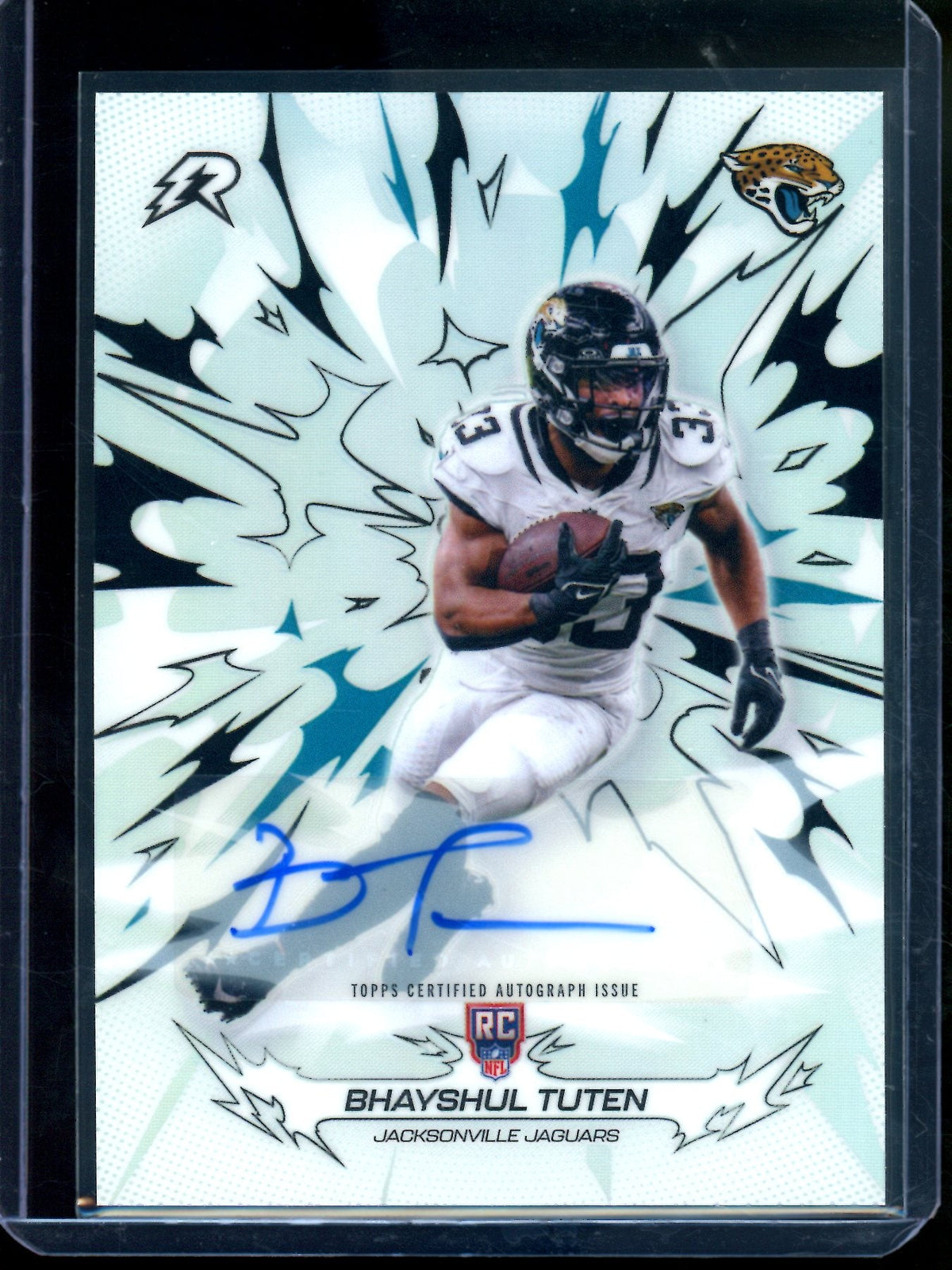 2026 Topps Resurgence Bhayshul Tuten Refractor Rookie RC Autograph Jaguars