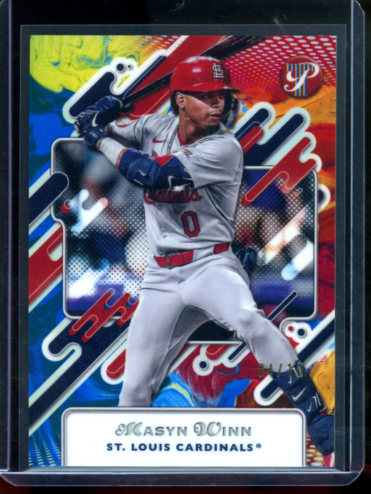 2025 Topps Pristine Masyn Winn Primaries Refractor /10 Cardinals