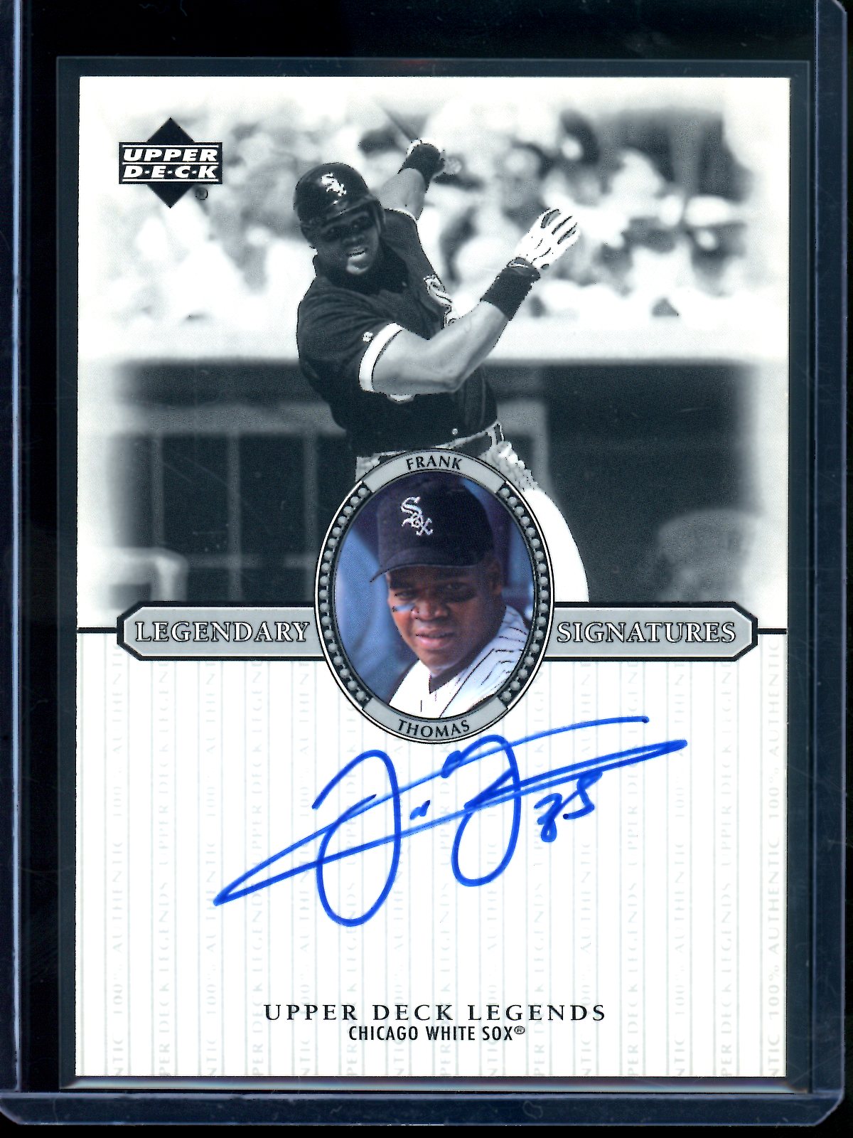 2000 Upper Deck Frank Thomas Legendary Signatures White Sox
