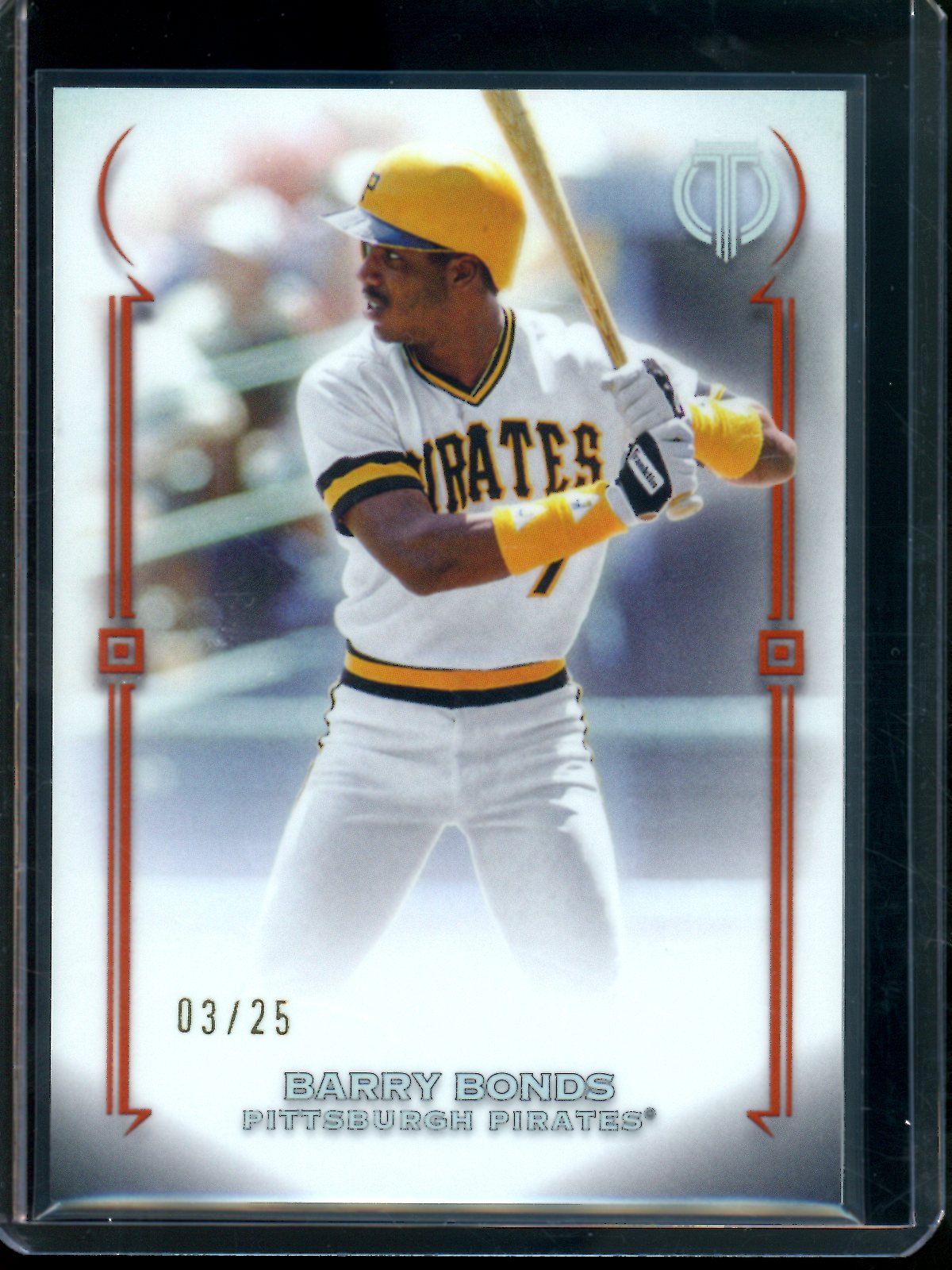 2026 Topps Tribute Barry Bonds Orange Refractor /25 Pirates
