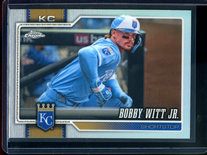 2026 Topps Chrome Bobby Witt Jr. Image Variation Refractor Royals