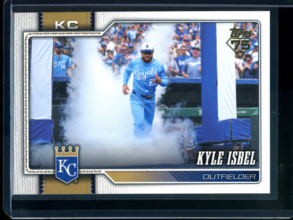 2026 Topps Flagship Kyle Isbel Golden Mirror SSP Royals