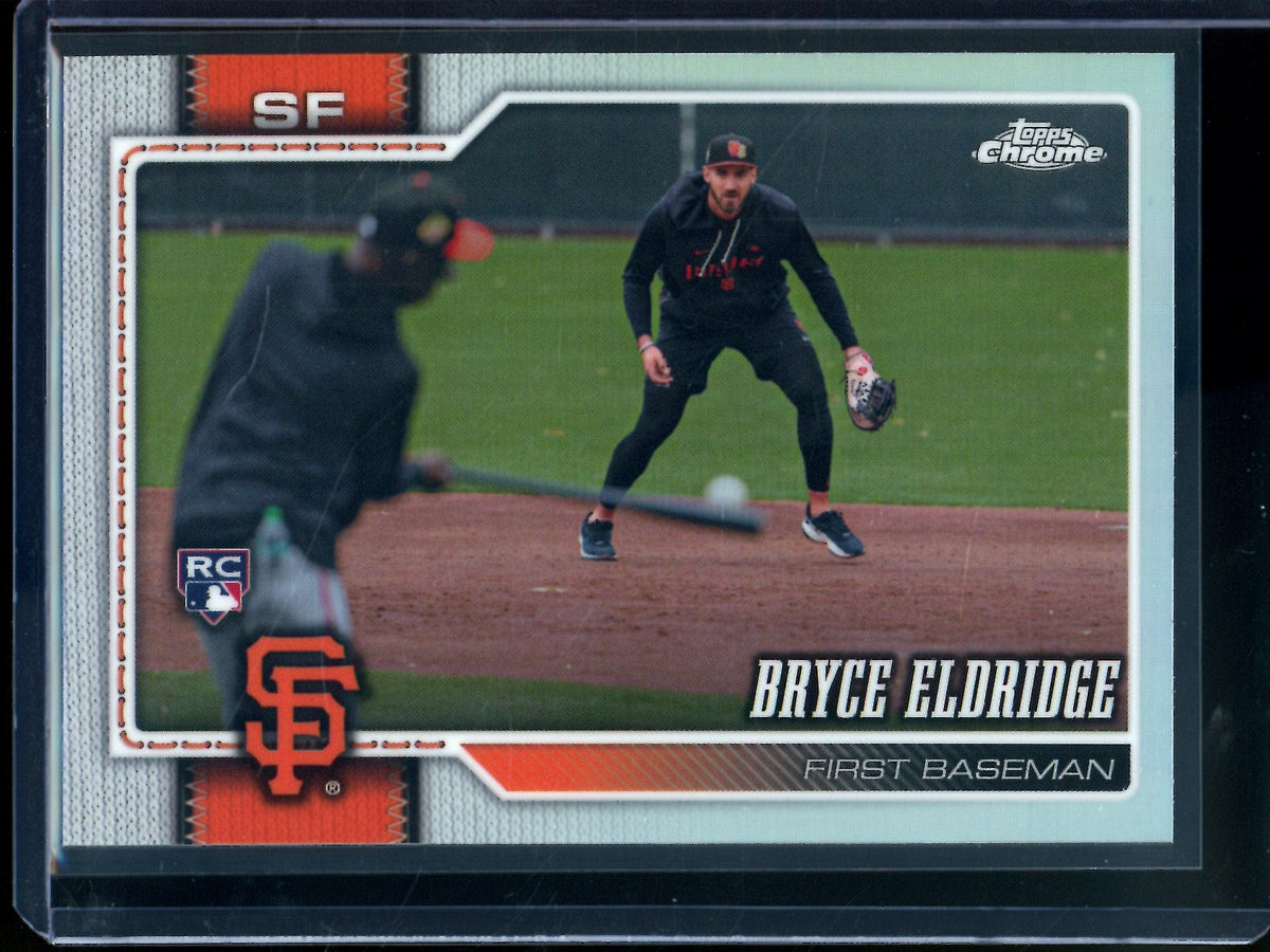 2026 Topps Chrome Bryce Eldridge Rookie RC Image Variation Refractor Giants