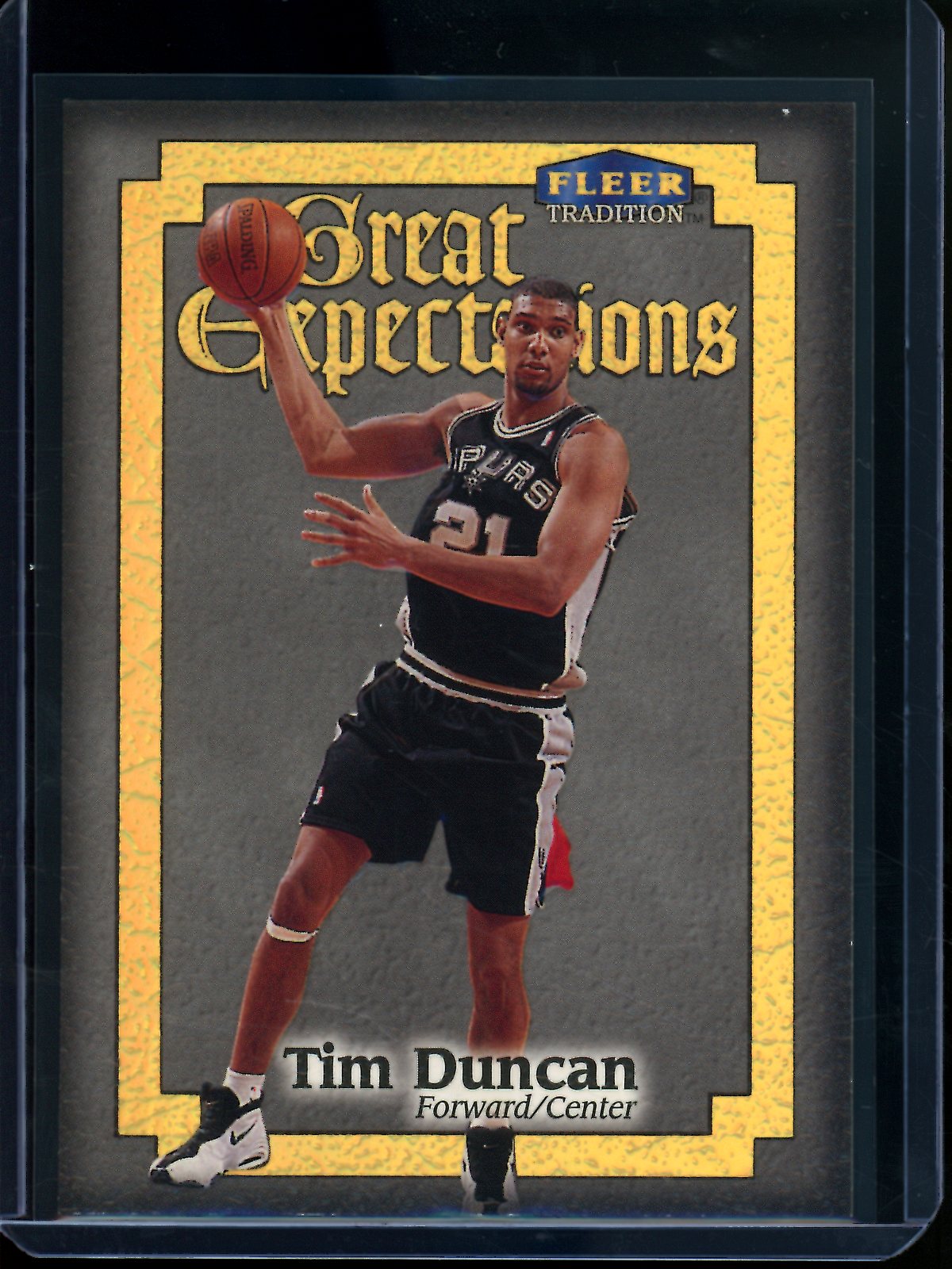 1998/99 Fleer Tradition Tim Duncan Great Expectations Spurs