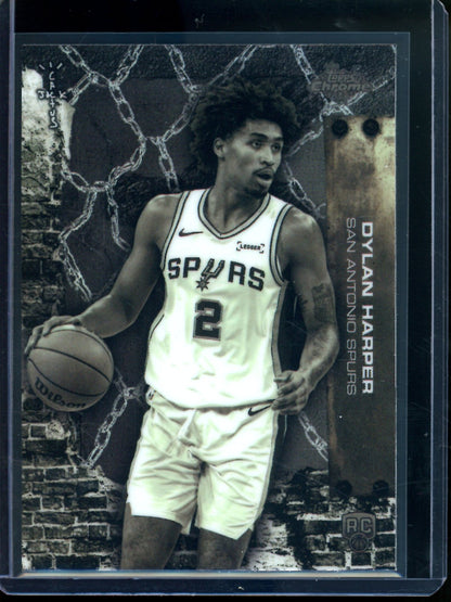 2025/26 Topps Cactus Jack Dylan Harper Rookie RC Refractor Spurs