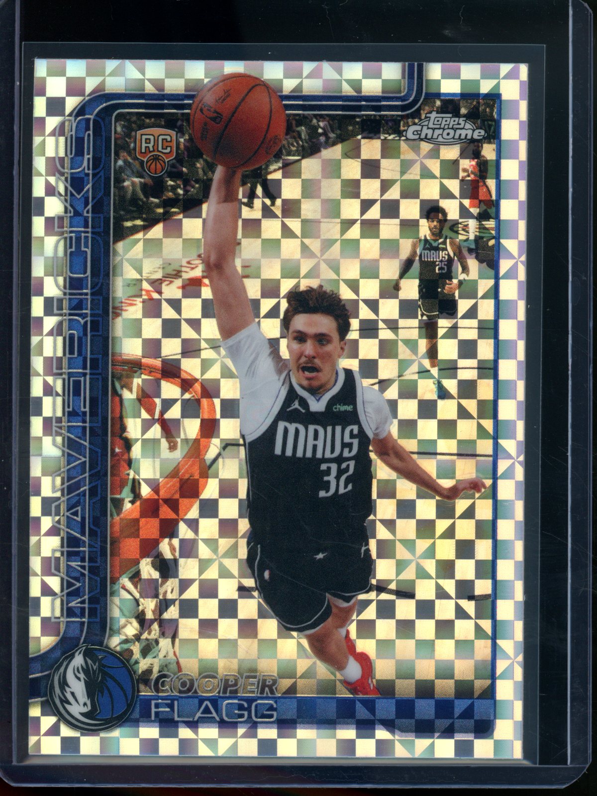 2025/26 Topps Chrome Update Cooper Flagg Rookie RC X-Fractor Mavericks