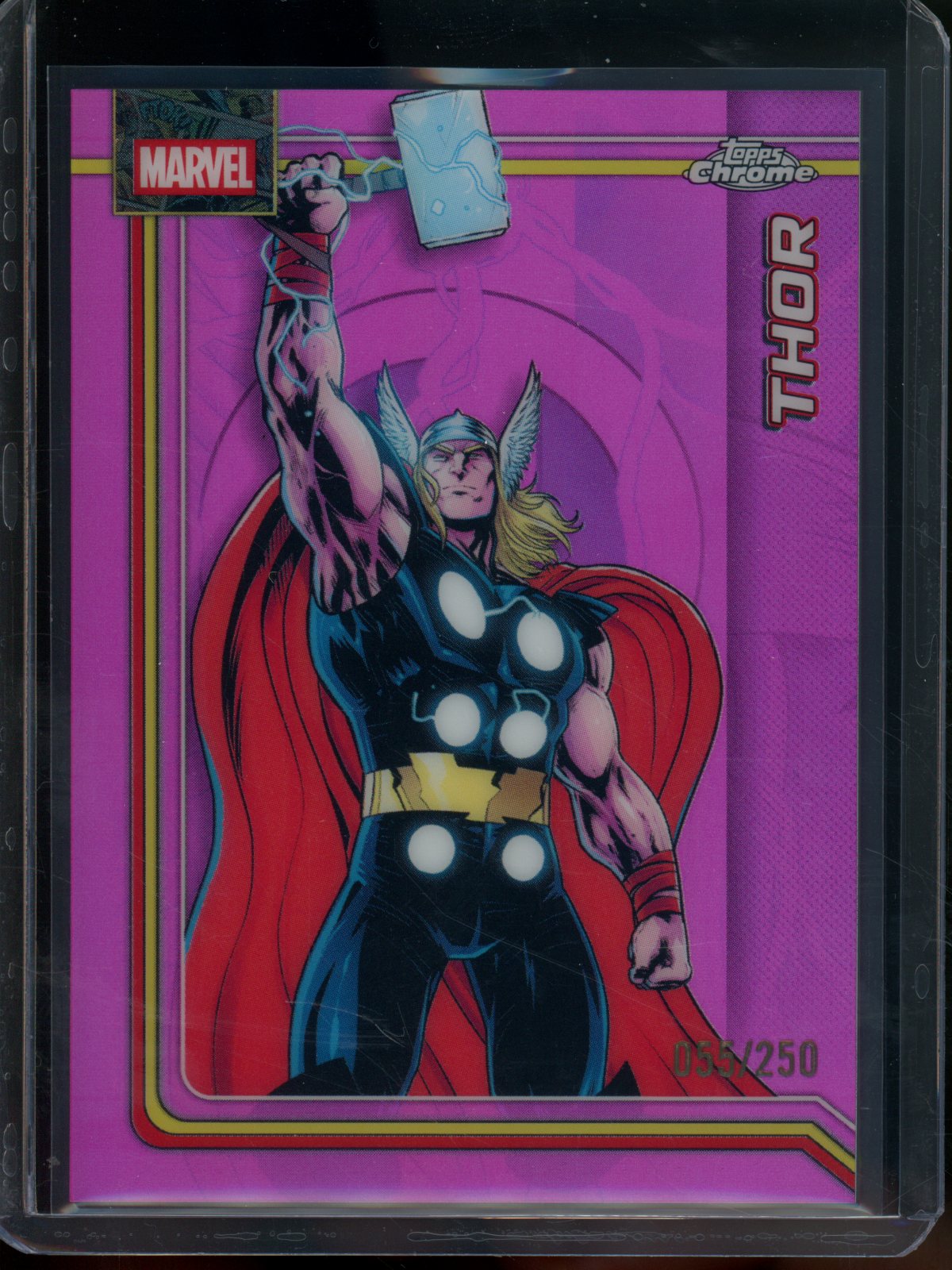 2026 Topps Chrome Thor Magenta Refractor /250 #177
