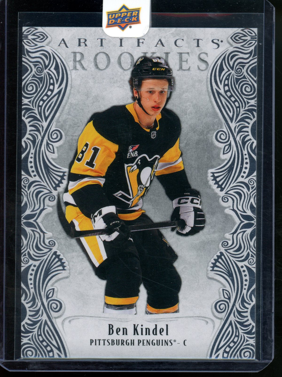 2025/26 Upper Deck Artifacts Ben Kindel Rookie RC Sealed /999 Penguins