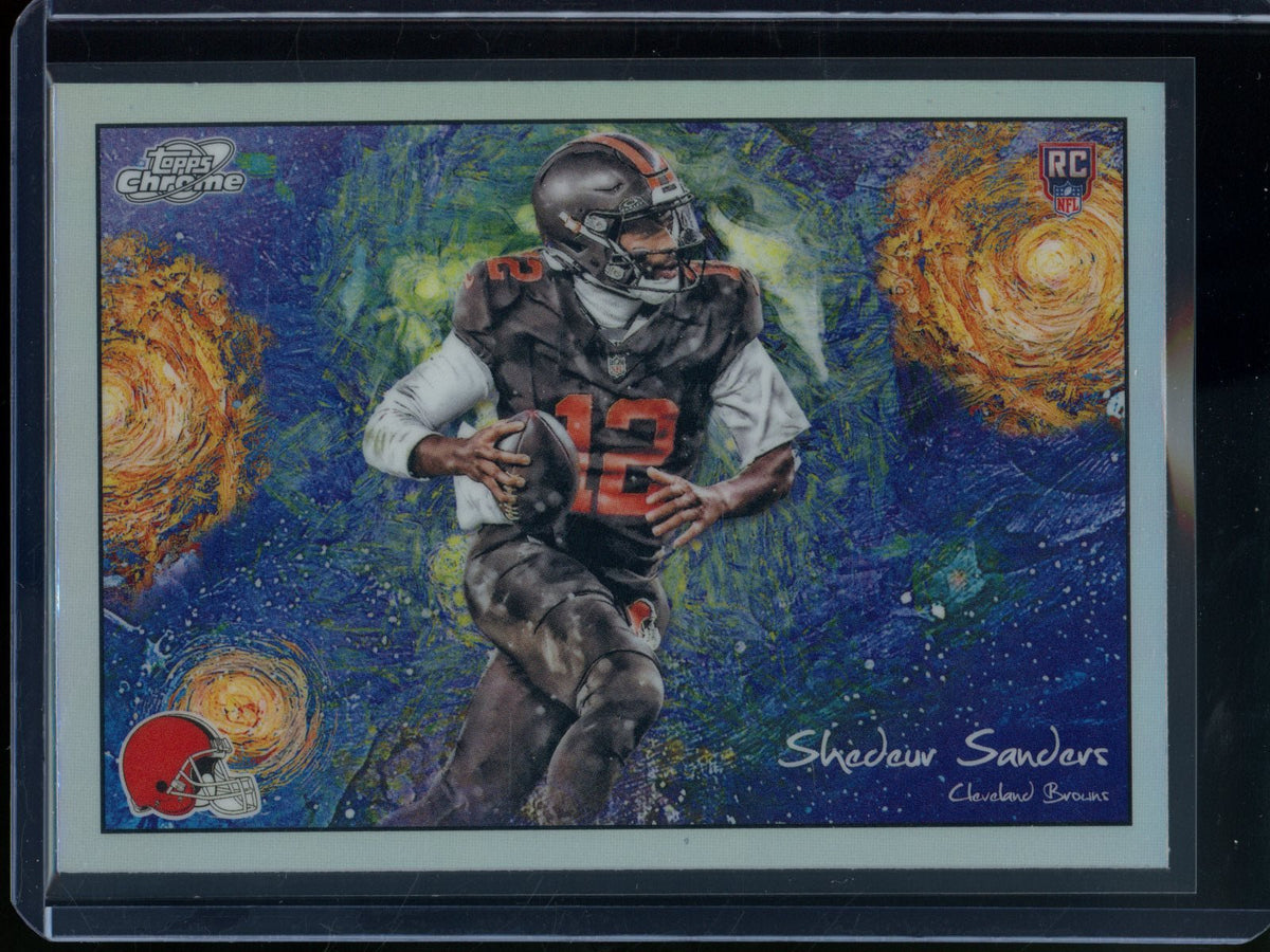 2025 Topps Chrome Cosmic Shedeur Sanders Rookie RC Stars In the Night SP Browns - Trading Card Market
