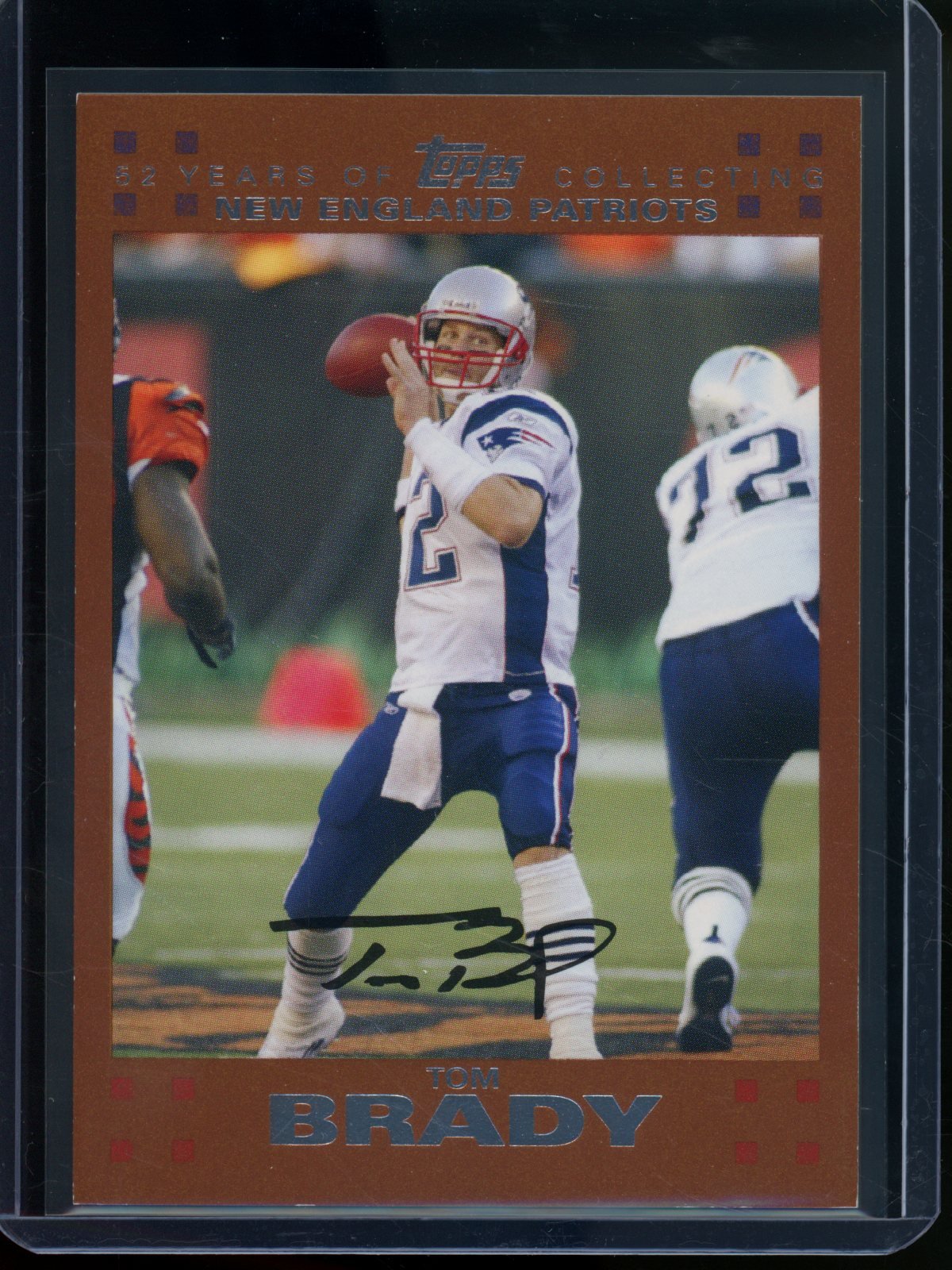 2007 Topps Flagship Tom Brady Copper /2007 Patriots