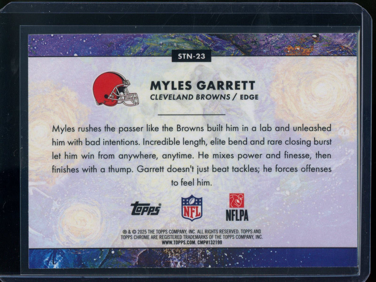 2025 Topps Chrome Cosmic Myles Garrett Stars In the Night SP Browns - Trading Card Market
