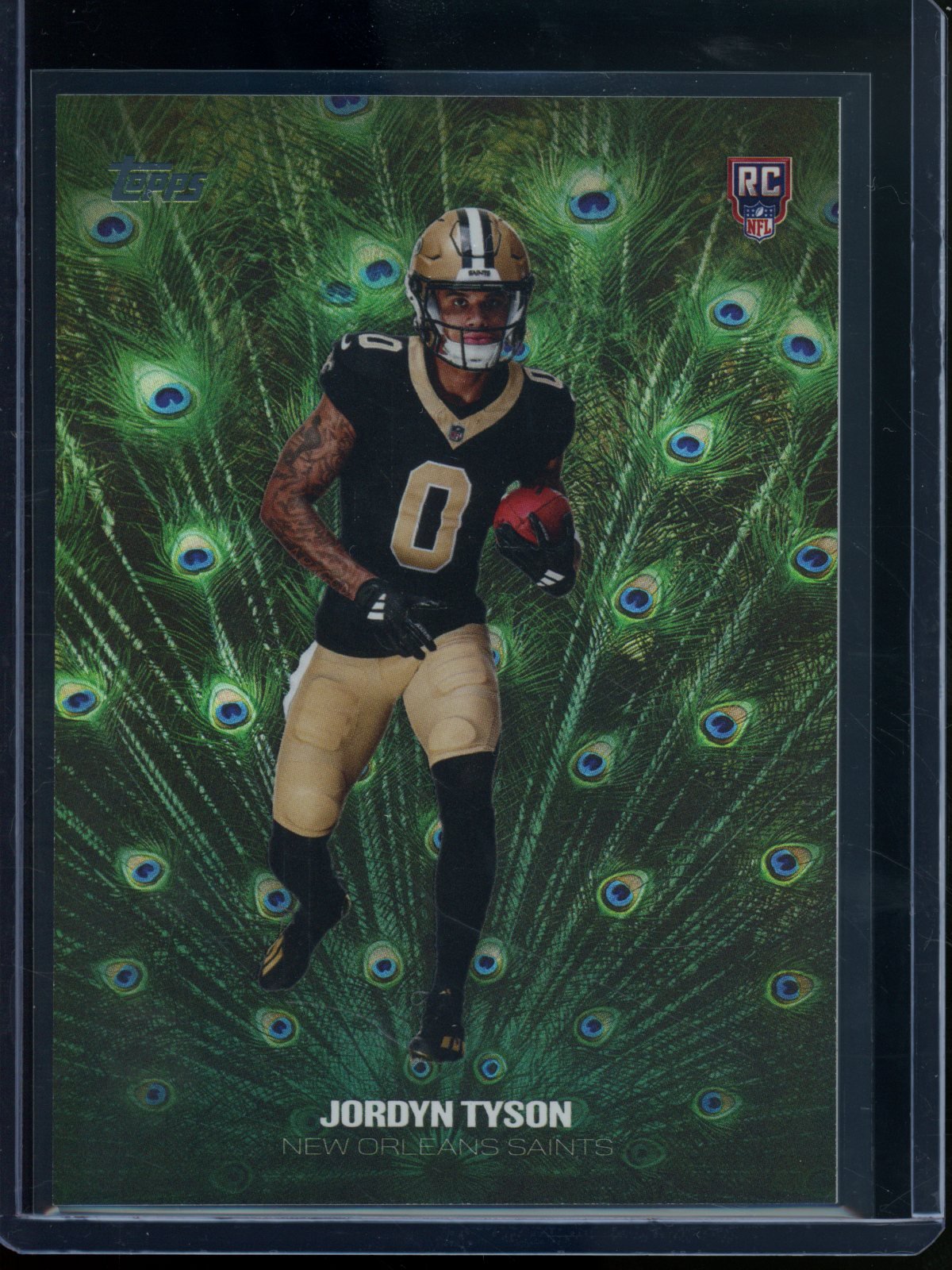 2026 Topps Flagship Jordyn Tyson Rookie RC Peacock SP Saints - Trading Card Market