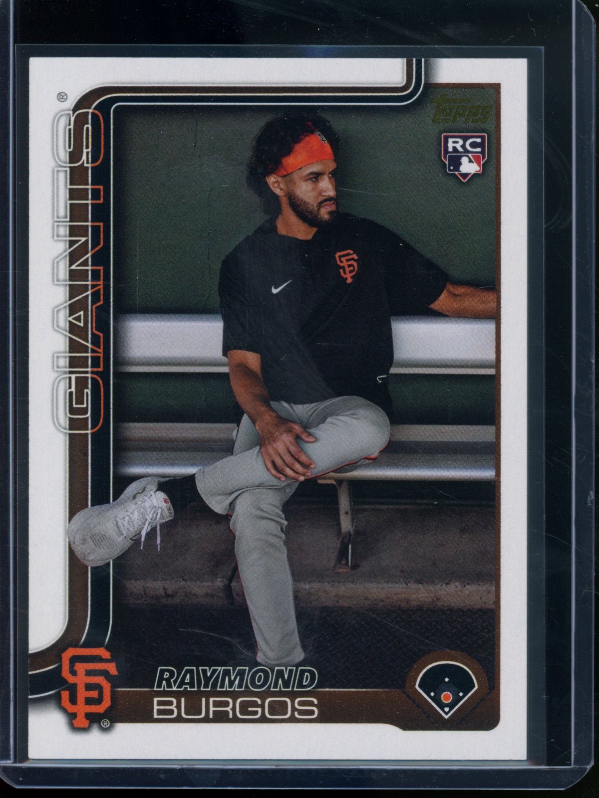 2025 Topps Flagship Raymond Burgos Rookie RC Golden Mirror SSP Giants - Trading Card Market