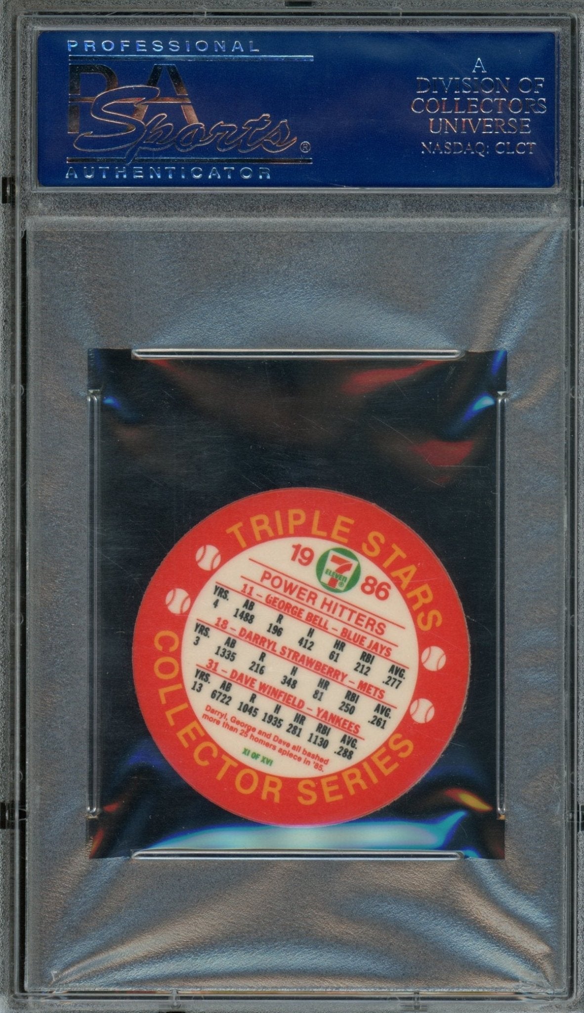 1986 Slurpee Coin Power Hitters #XI PSA 10 - Trading Card Market