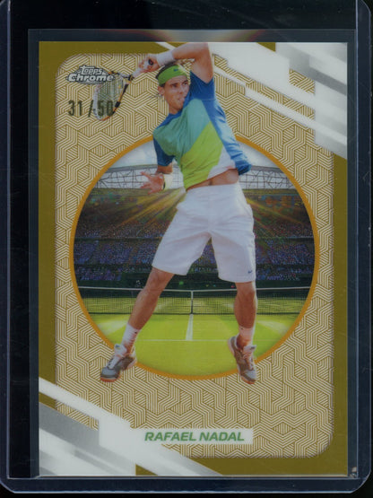 2026 Topps Chrome Rafael Nadal Gold Refractor /50 #27 - Trading Card Market