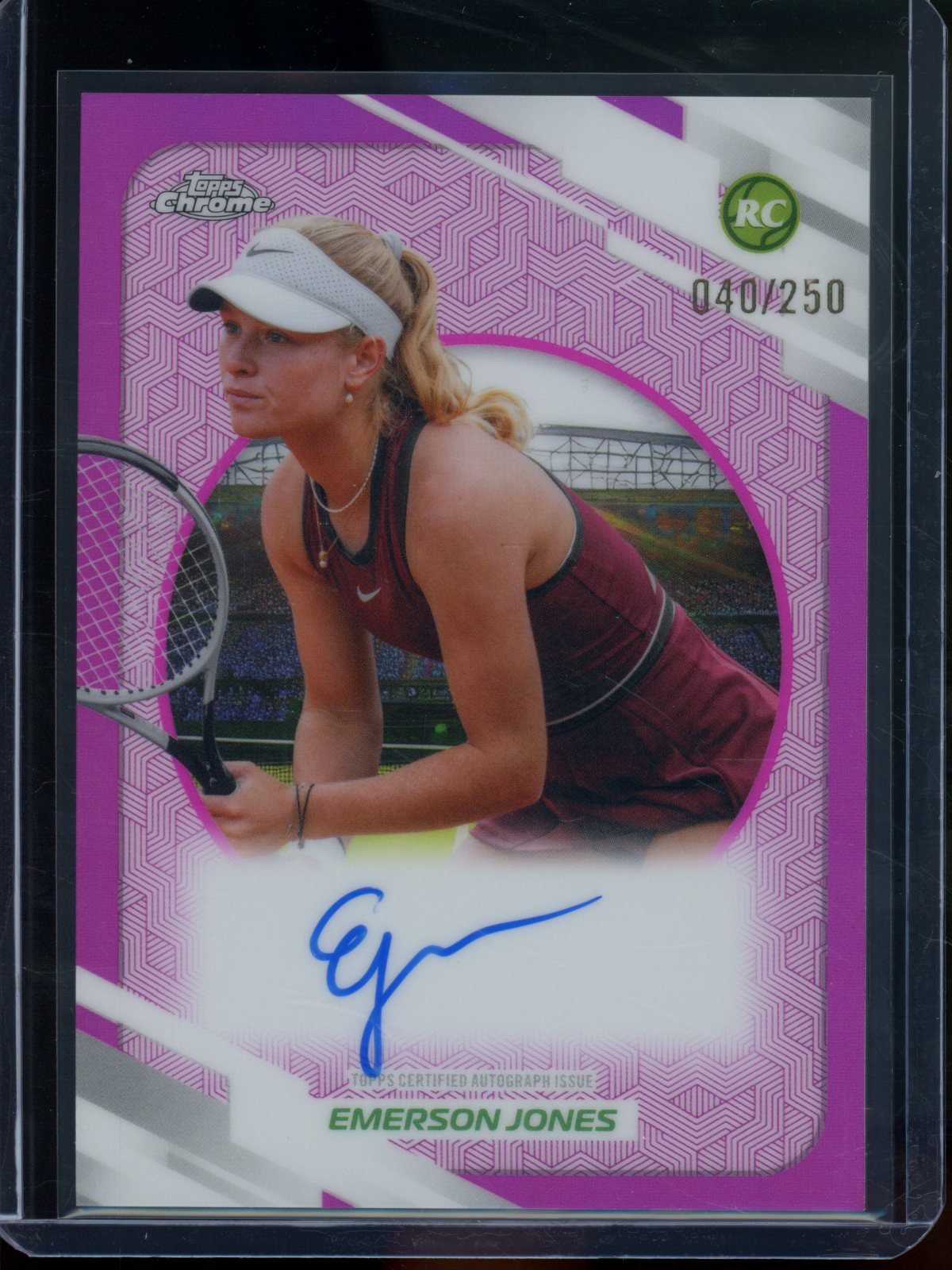 2026 Topps Chrome Emerson Jones Rookie RC Pink Refractor Autograph /250 - Trading Card Market