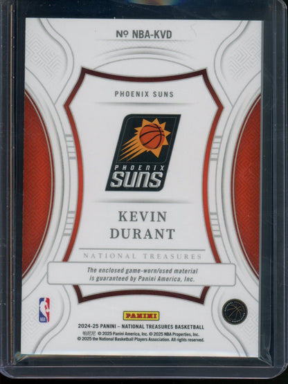 2024/25 Panini National Treasures Kevin Durant Jersey Relic /99 Suns - Trading Card Market