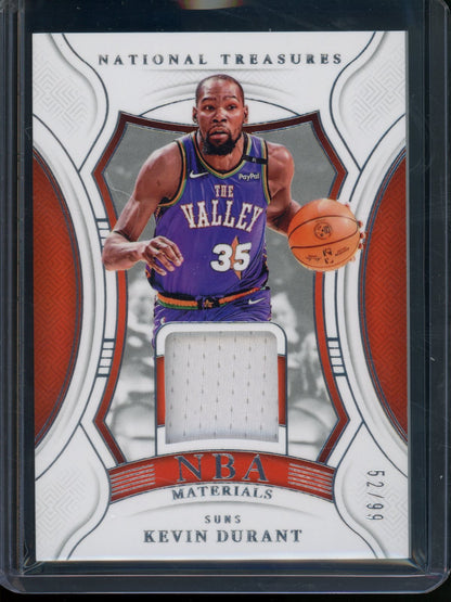 2024/25 Panini National Treasures Kevin Durant Jersey Relic /99 Suns - Trading Card Market