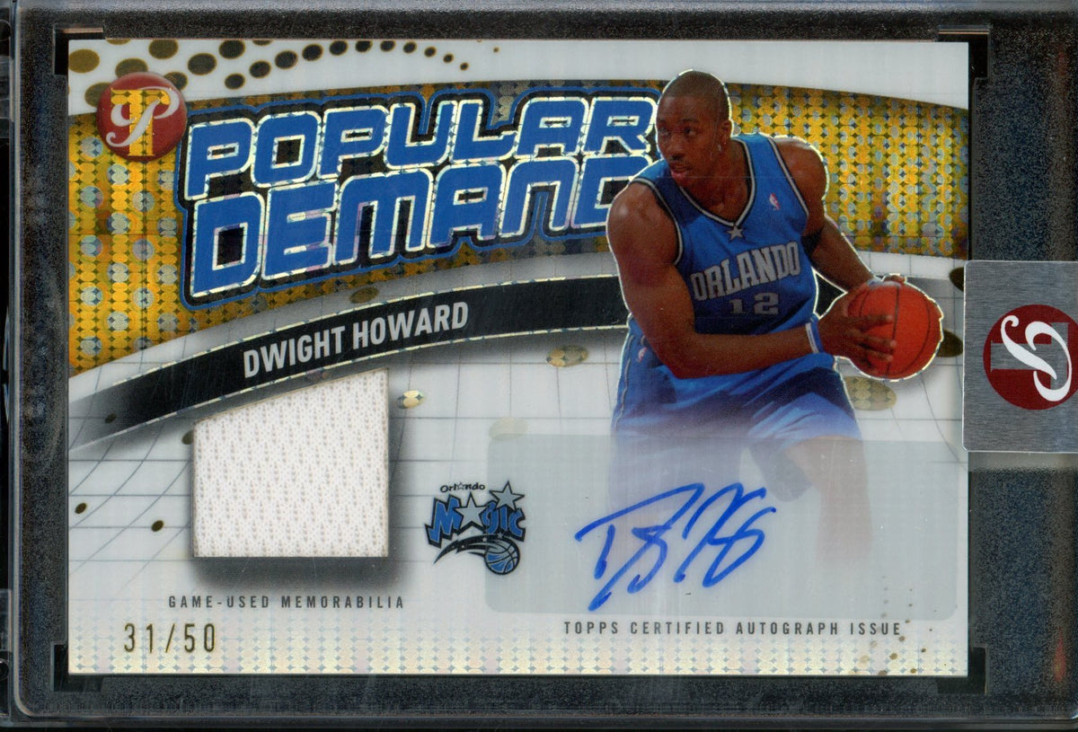 2025/26 Topps Pristine Dwight Howard Popular Demand Gold Relic Autograph /50 Magic - Trading Card Market