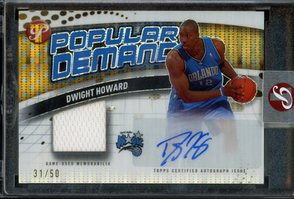 2025/26 Topps Pristine Dwight Howard Popular Demand Gold Relic Autograph /50 Magic - Trading Card Market