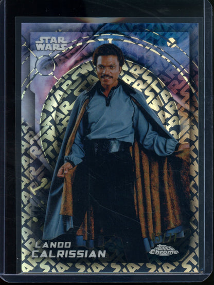 2026 Topps Chrome Lando Calrissian Logo Refractor /77 #190 - Trading Card Market