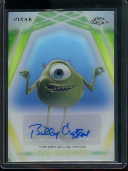 2026 Topps Chrome Mike Wazowski Billy Crystal Neon Etch Refractor Autograph #CNA-BC - Trading Card Market