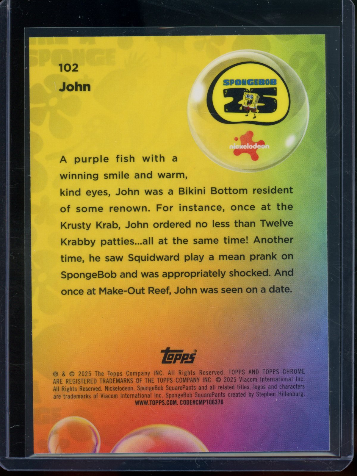 2025 Topps Chrome John Teal Lava Refractor /199 #102