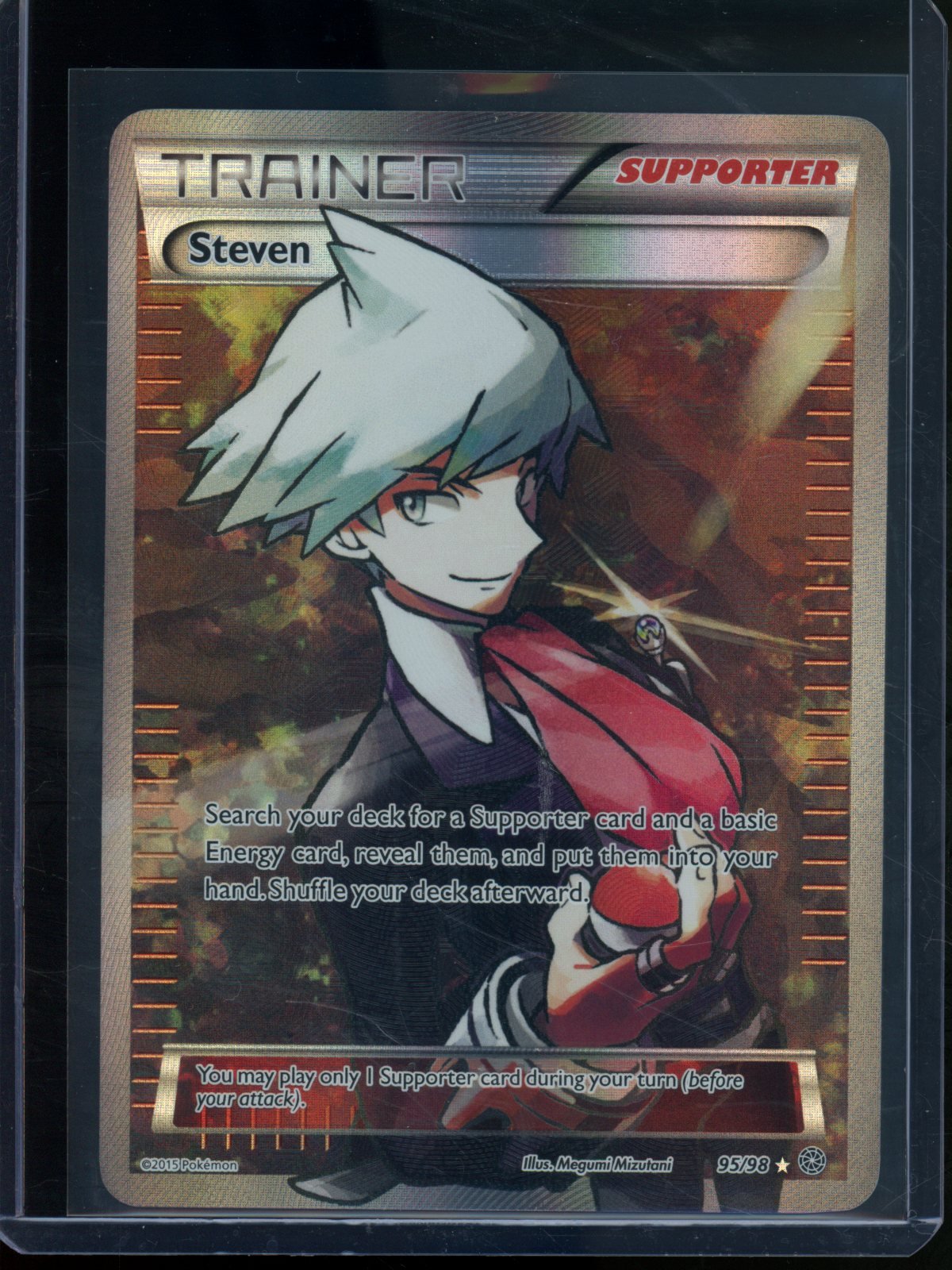 2015 Pokemon Ancient Origins Steven 95/98 - Trading Card Market