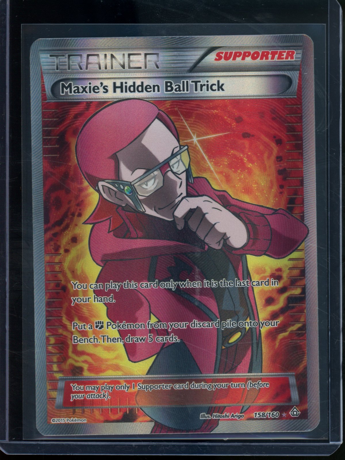 2015 Pokemon Primal Clash Maxie's Hidden Ball Trick 158/160 - Trading Card Market