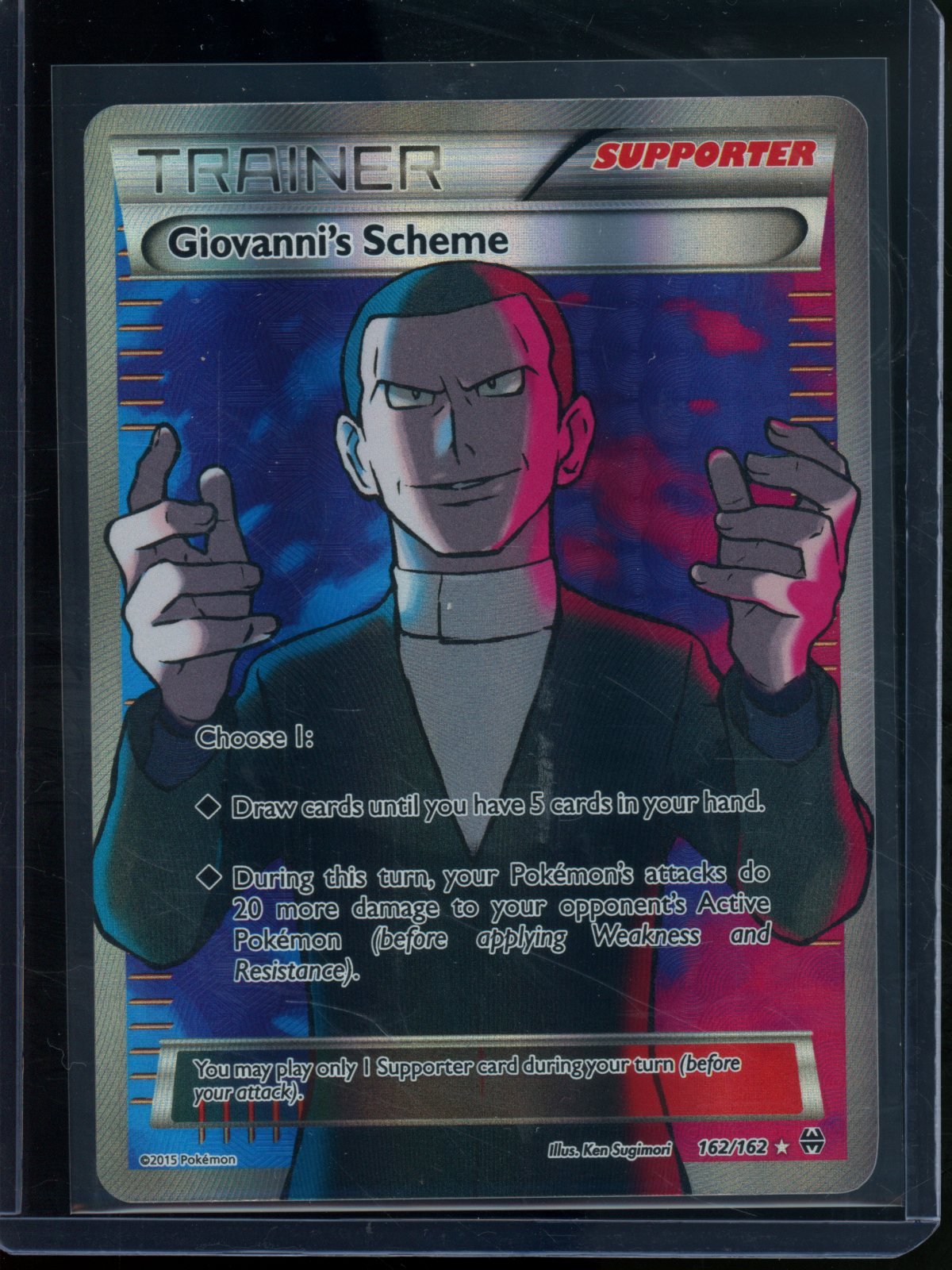 2015 Pokemon Breakthrough Giovanni's Scheme 162/162 - Trading Card Market