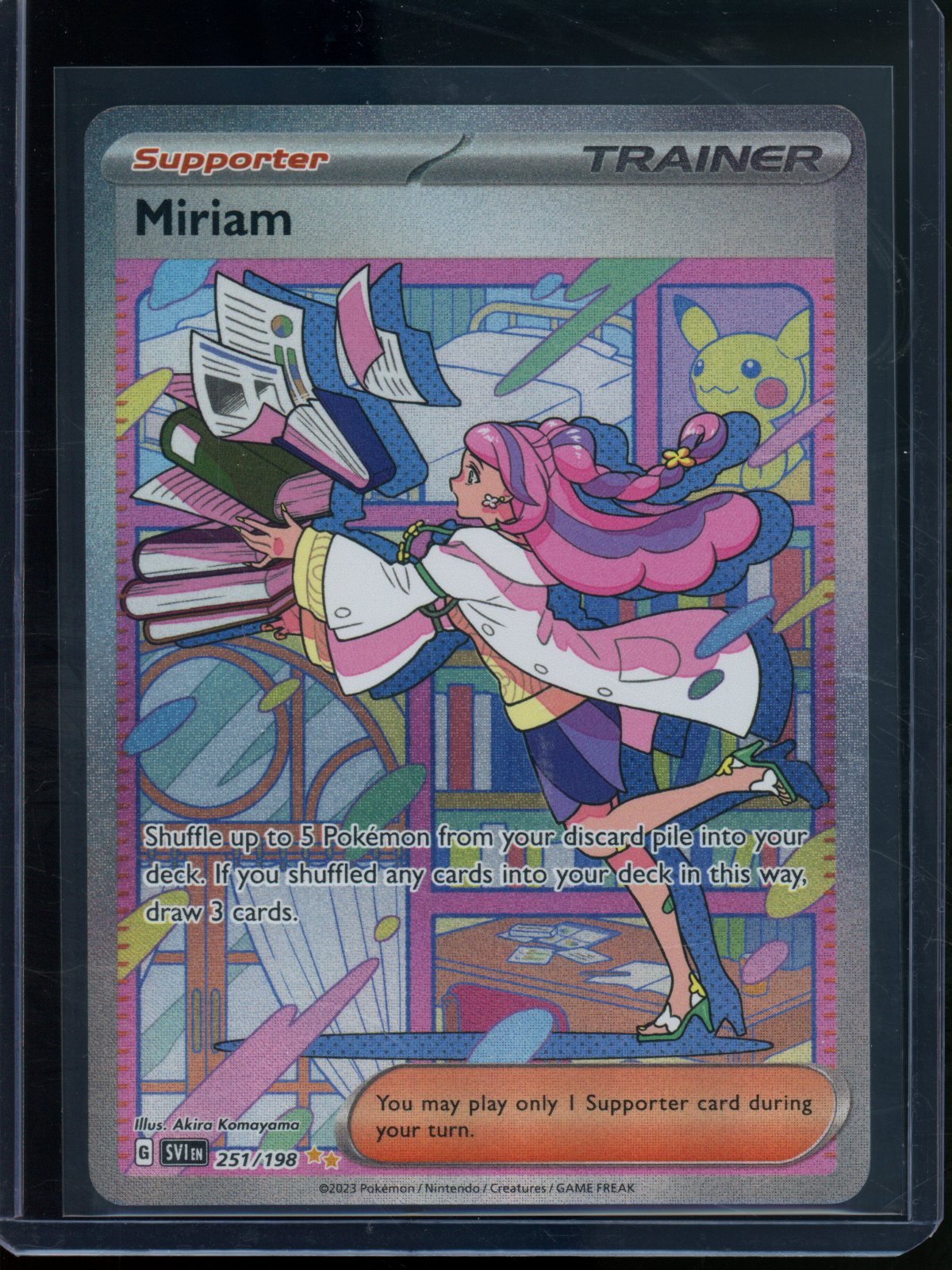 2023 Pokemon Scarlet & Violet Miriam 251/198 - Trading Card Market