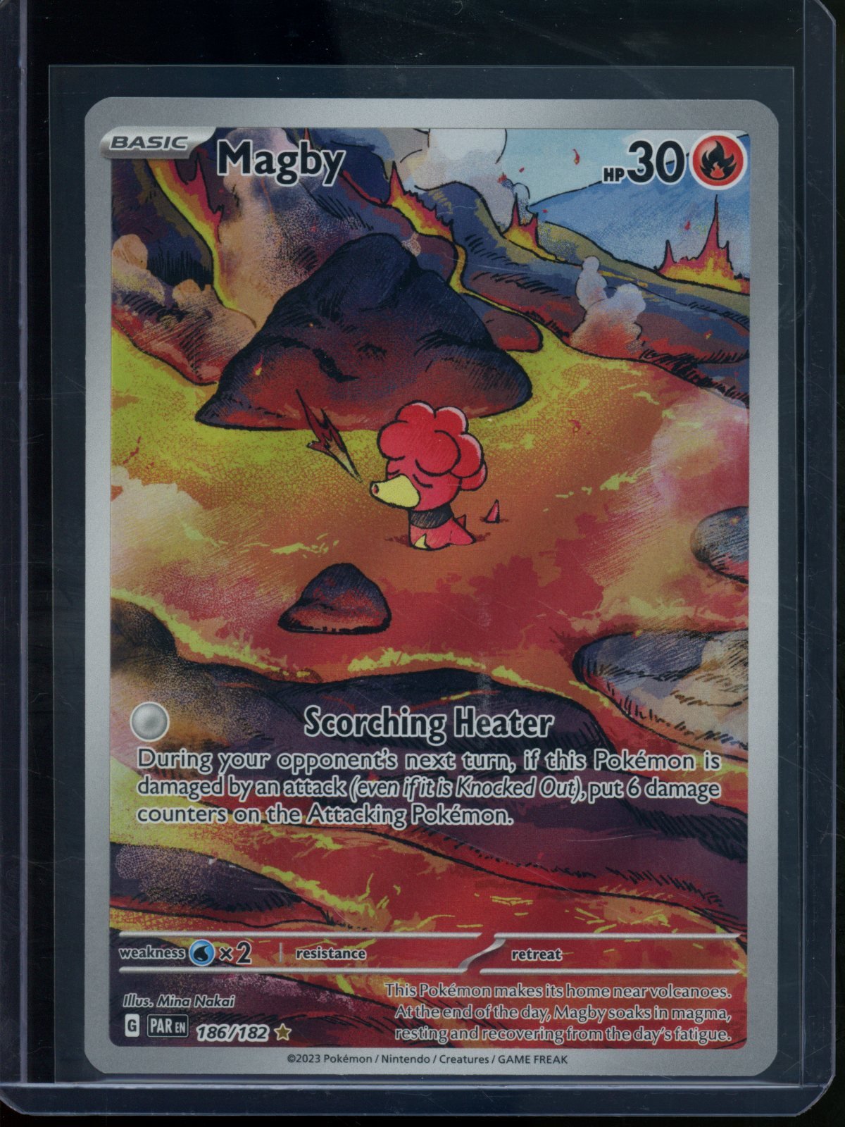2023 Pokemon Paradox Rift Magby 186/182 - Trading Card Market