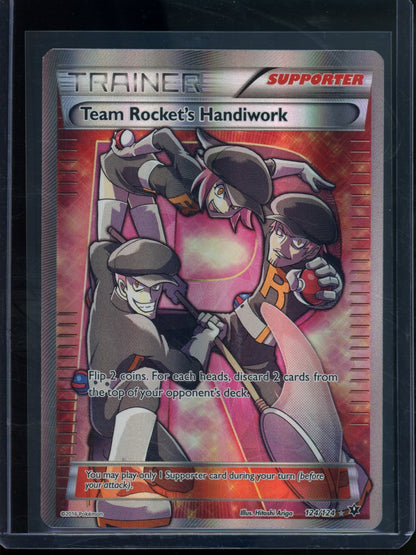 2016 Pokemon Fates Collide Team Rocket's Handiwork 124/124 - Trading Card Market