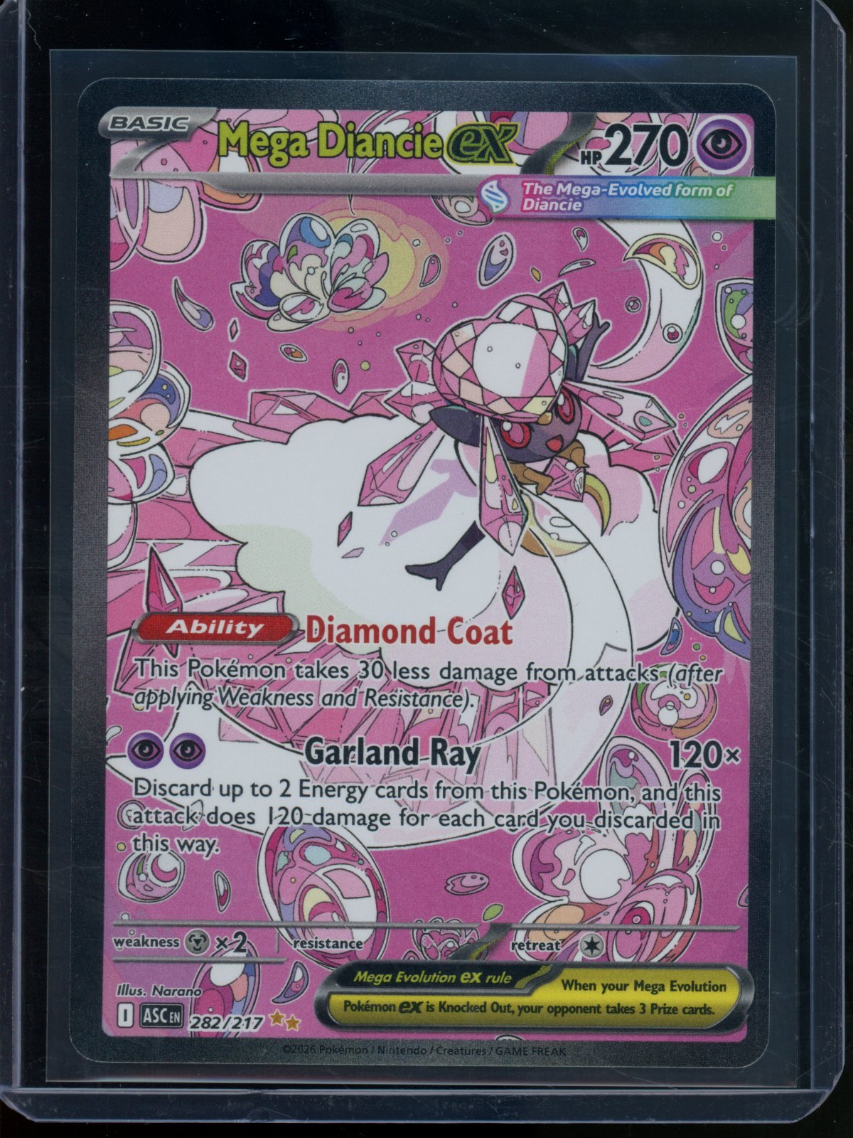 2026 Pokemon Ascended Heroes Mega Diancie EX 282/217 - Trading Card Market