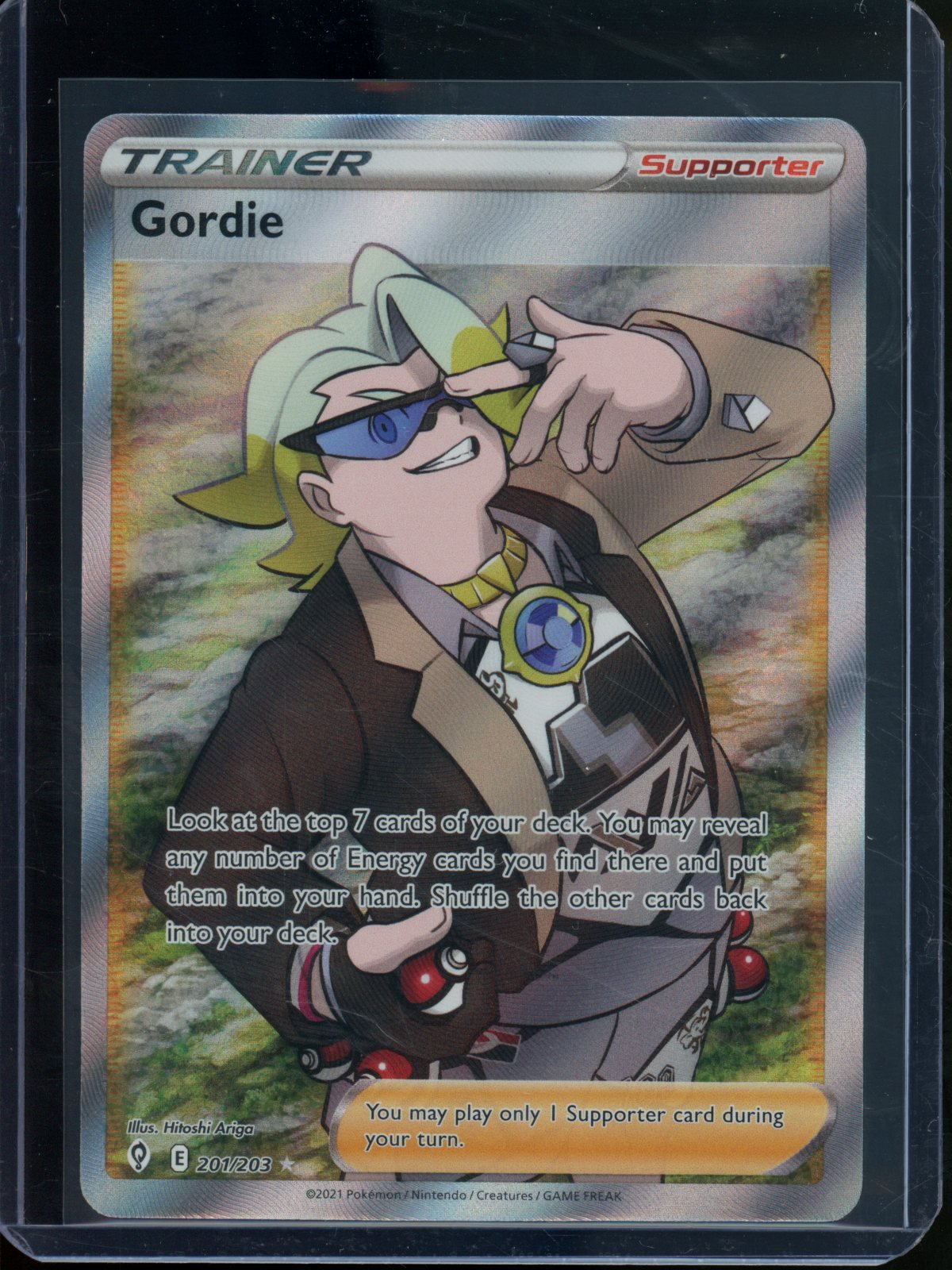 2021 Pokemon Evolving Skies Gordie 201/203 - Trading Card Market