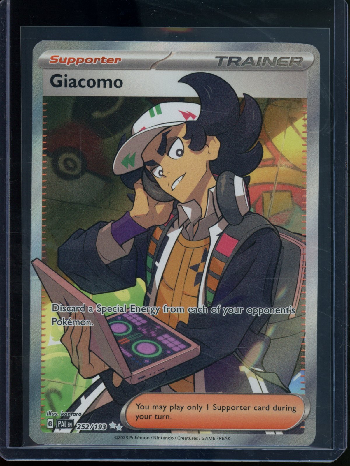 2023 Pokemon Paldea Evolved Giacomo 252/193 - Trading Card Market