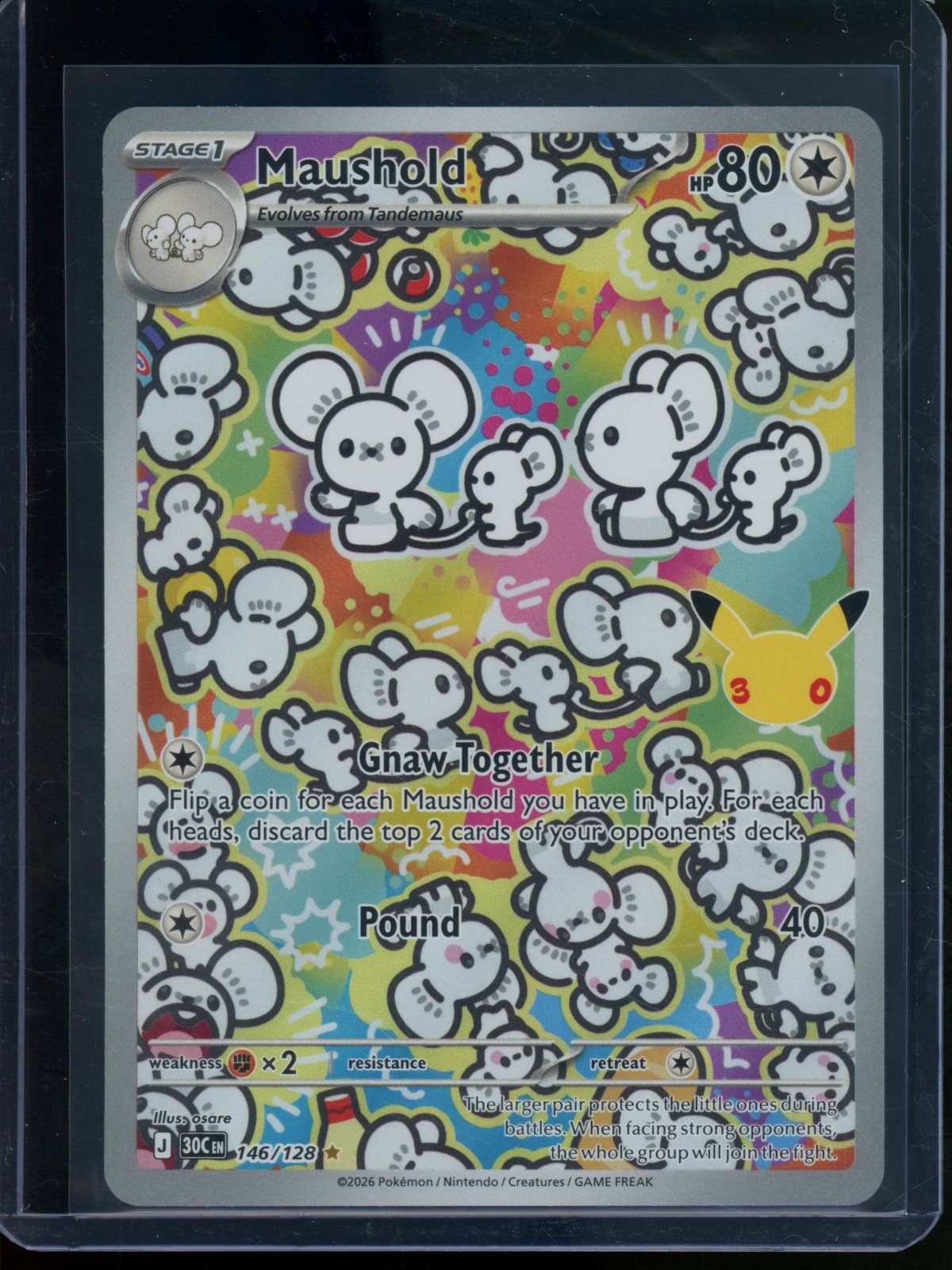 2026 Pokemon 30th Anniversary Maushold 146/128 - Trading Card Market