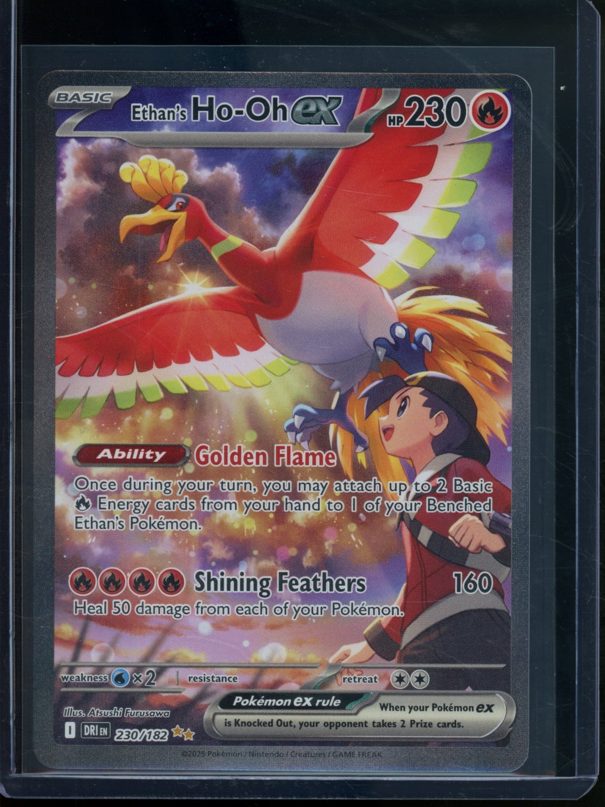 2025 Pokemon Destined Rivals Ethan's Ho-Oh EX 230/182 - Trading Card Market