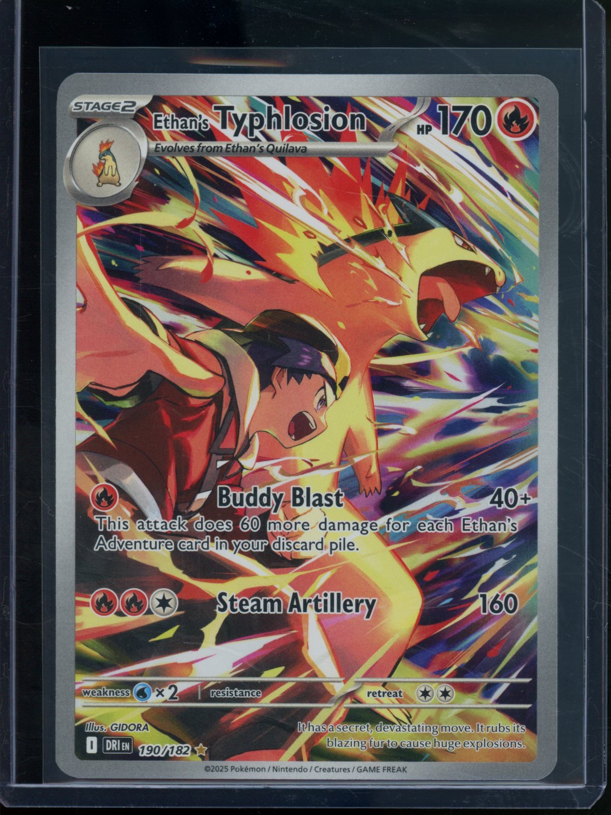 2025 Pokemon Destined Rivals Ethan's Typhlosion 190/182 - Trading Card Market