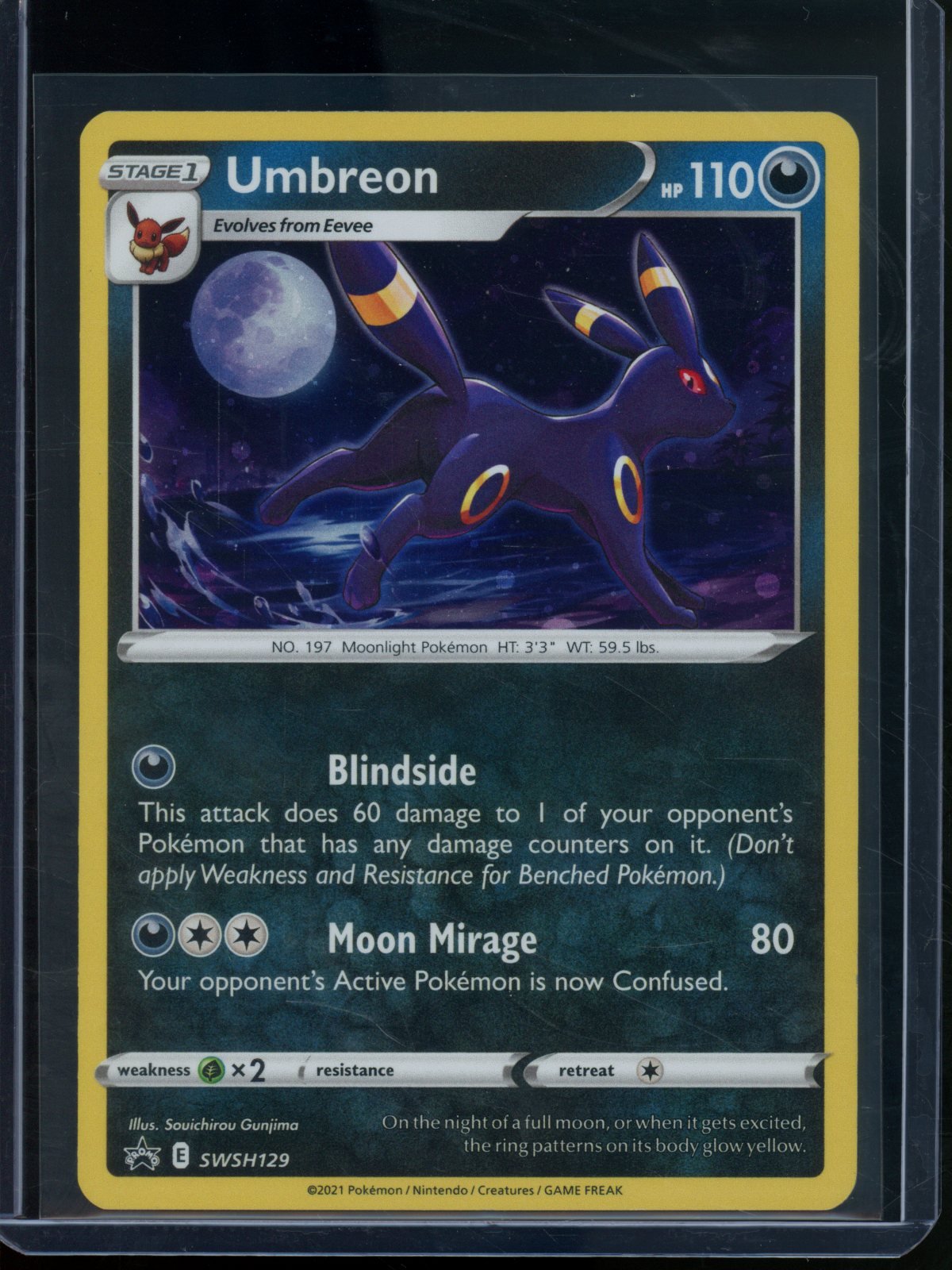 2021 Pokemon Sword & Shield Umbreon Holo SWSH129 Promo - Trading Card Market