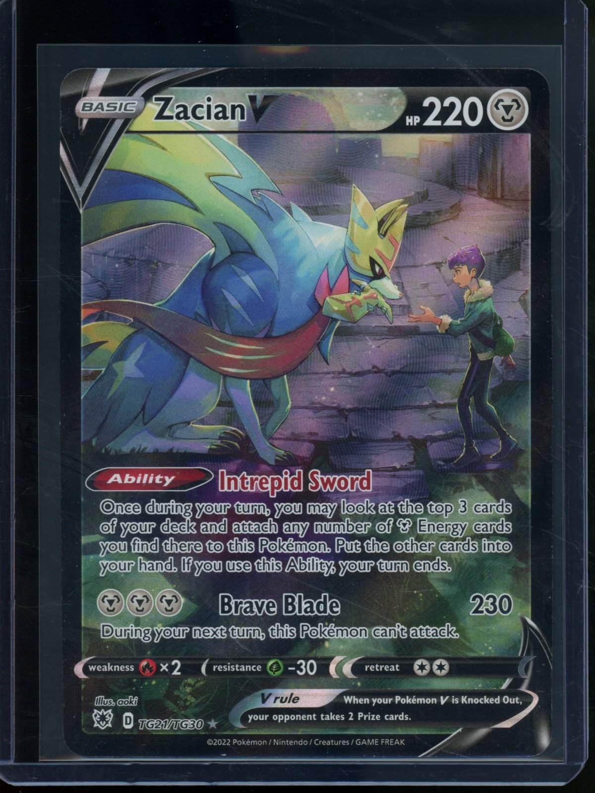 2022 Pokemon Astral Radiance Zacian V TG21/TG30 - Trading Card Market