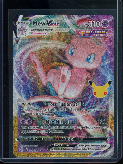 2026 Pokemon 30th Anniversary Mew VMAX 114/264 - Trading Card Market