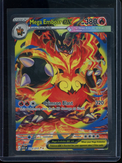 2026 Pokemon Ascended Heroes Mega Emboar EX 273/217 - Trading Card Market