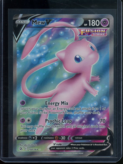2021 Pokemon Fusion Strike Mew VMAX 250/264 - Trading Card Market