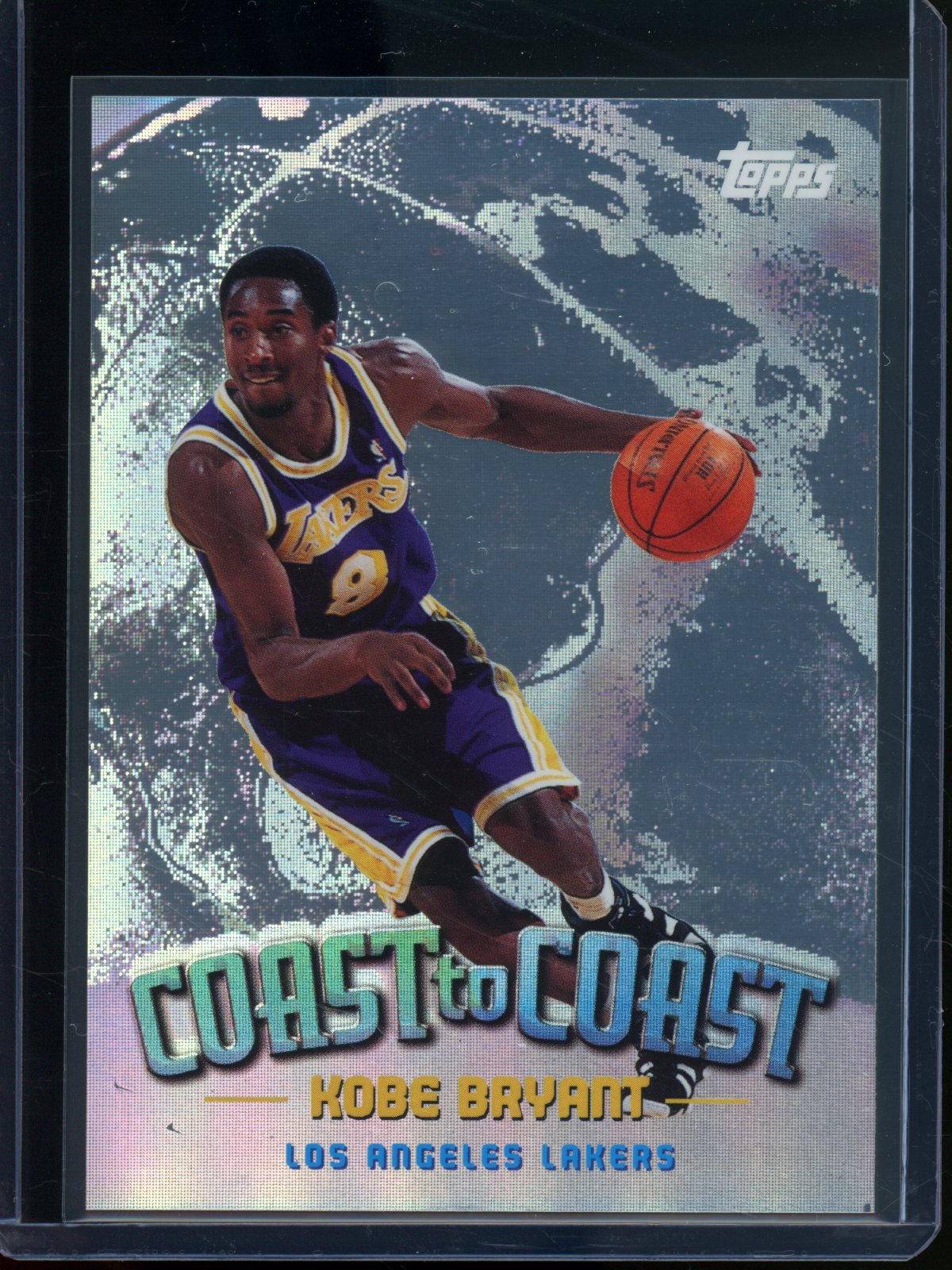 1998/99 Topps Kobe Bryant Coast to Coast Refractor Foil #CC1 Lakers