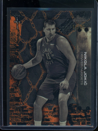 2025/26 Topps Cactus Jack Nikola Jokic Orange Refractor /25 Nuggets