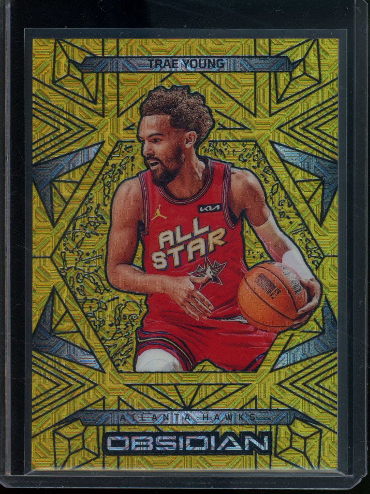 2024/25 Panini Obsidian Trae Young ASG Gold Mojo /10 Wizards